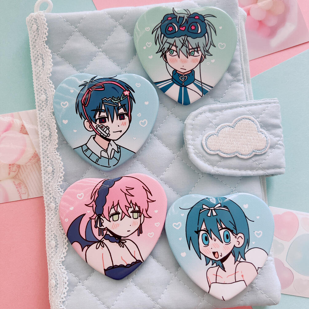 Heart Buttons Heart Buttons